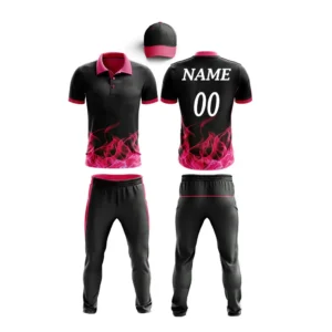 Latest Design 100% Polyester Cricket Jersey And Pant Cricket Uniform