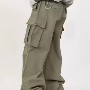 Hot Sale Men's Cotton Polyester Cargo Trousers Workwear Pants Latest Designs Men's Trending Cargo Pants