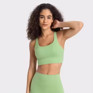 Custom sports bra by Awani & Sons designed for performance, comfort, and brand customization