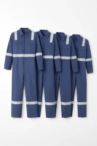 "High-visibility industrial uniform with premium reflective strips by Awani & Sons"